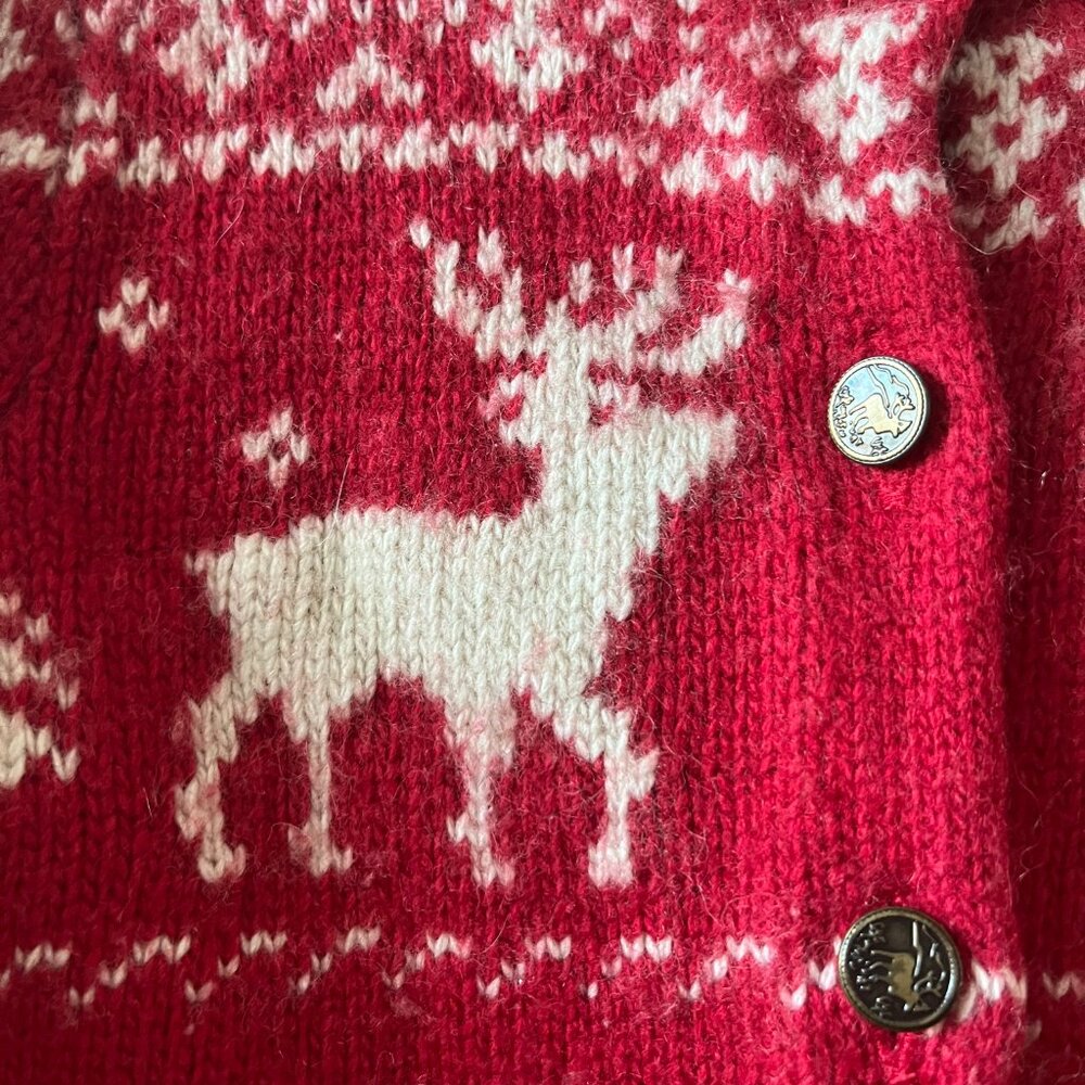 Polo Ralph Lauren Knit Holiday Reindeer Cardigan - Picture 2 of 8